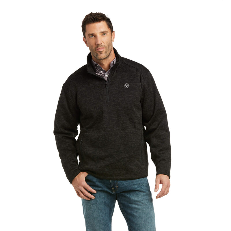 Ariat Jacke Herren - Caldwell 1/4 Zip Schwarz ( QPYVL-7069 )